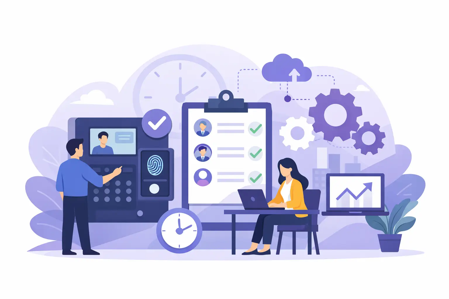 كيف تختار نظام حضور وانصراف مع Odoo