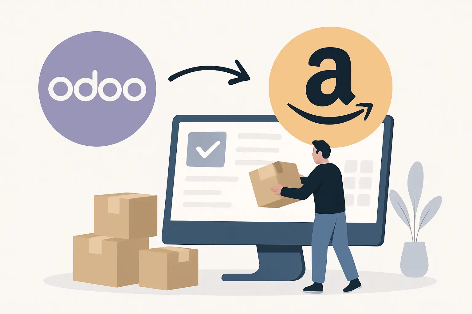ربط Odoo مع Amazon لإدارة الطلبات بدون فوضى